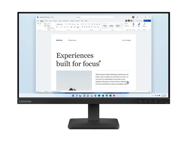 Lenovo L24-4e - LED-Monitor - 61 cm (24") (23.8" sichtbar)
