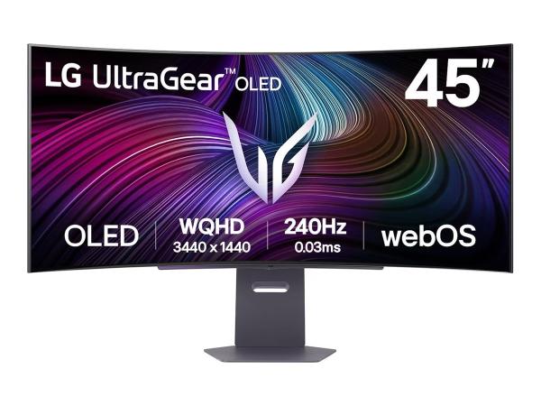 LG UltraGear 45GX90SA-B - OLED-Monitor - Gaming - gebogen - 114.3 cm (45")