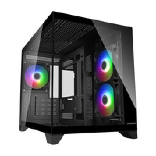 Cougar Gehäuse Mini-Tower FV150 ARGB Schwarz - Midi/Minitower - ATX