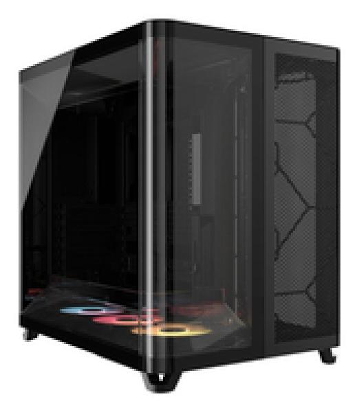 Corsair Air 5400 RS-R ARGB Tempered Glass Mid-Tower Black - Tower - ATX