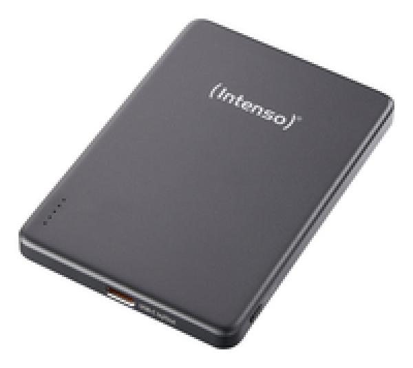 Intenso Magnetic Wireless Power Bank MW5000 grau - Akku - 5.000 mAh