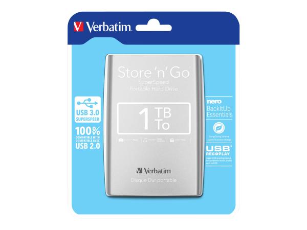 Verbatim Store 'n' Go Portable - Festplatte - 1 TB