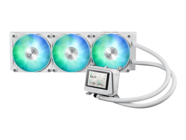 ASUS MAX Gaming LC 360 ARGB LCD - White Edition - Prozessor-Flüssigkeitskühlsystem - Kühlergröße: 360 mm 