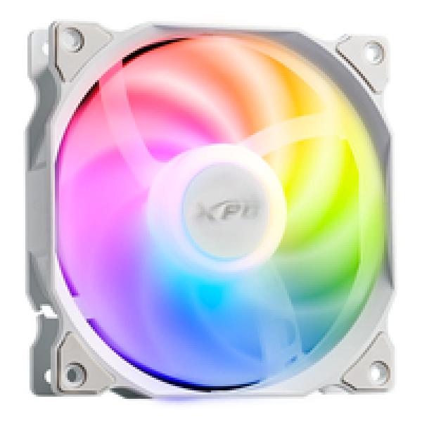 XPG Lüfter Vento 120 120mm ARGB PWM Fan weiß retail - Gehäuse-Lüfter - 1.850 rpm