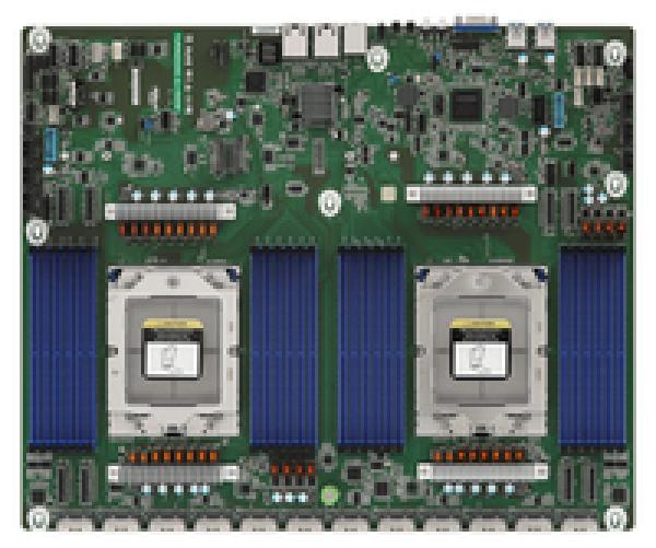 ASRock Mainboard TURIN2D24G-2L+/500W Proprietary Dual Sockel SP5 Single - Mainboard - AMD SoC