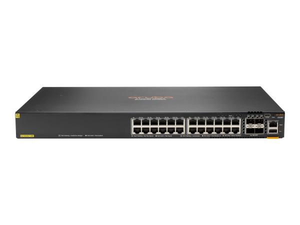 HPE Aruba 6200F 24G Class4 PoE 4SFP+ 370W Switch - Switch - max. Stapelentfernung 10 km - L3 - managed - 24 x 