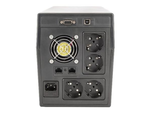 DIGITUS Line-Interaktive USV, 1500 VA/900 W