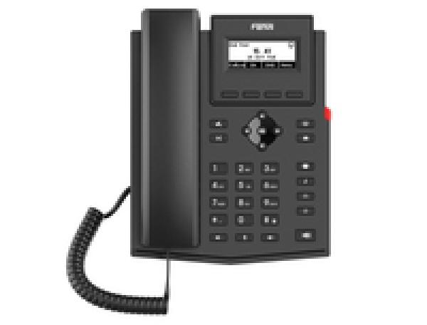 Fanvil X301P - IP-Telefon - Schwarz - Kabelgebundenes Mobilteil - Tisch/Wand - Linux - 2 Zeilen