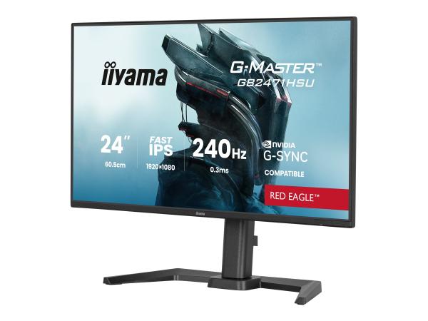 Iiyama G-MASTER Red Eagle GB2471HSU-B1 - LED-Monitor - Gaming - 60.5 cm (24")