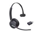 Yealink WH64 Hybrid Mono - Headset - On-Ear - DECT / Bluetooth