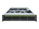 Gigabyte H273-Z80 (rev. AAW1) - 4 Knoten - Cluster - Rack-Montage - 2U - zweiweg - keine CPU - RAM 0 GB 6.4 cm