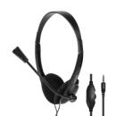 LogiLink Stereo-Headset - 1x 3,5-mm-Klinkenstecker - Bügelmikrofon - Eco-Box - Kabelgebunden - Musik/Alltag -