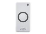 Varta Induktives Ladepad / Powerbank - Li-Pol - 10000 mAh - 18 Watt - 3 A - PD, QC 3.0 - 3 Ausgabeanschlussste
