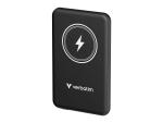 Verbatim Charge 'n' Go - Induktive Power Bank - Magnethalterung - Li-Pol - 5000 mAh - 20 Watt - 2.4 A - Apple 