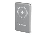 Verbatim Charge 'n' Go - Induktive Power Bank - Magnethalterung - Li-Pol - 5000 mAh - 20 Watt - 2.4 A - Apple 