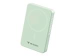 Verbatim Charge 'n' Go Essentials - Induktive Power Bank - magnetisch - 10000 mAh - 20 Watt - 3 A - PD 3.0, QC