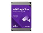 WD Purple Pro WD221PURP - Festplatte - 22 TB - Videoüberwachung, Smart Video - intern - 3.5" (8.9 cm)