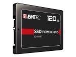 EMTEC X150 Power Plus 3D NAND - SSD - 120 GB - intern - 2.5" (6.4 cm)