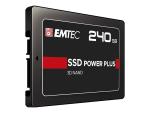 EMTEC X150 Power Plus 3D NAND - SSD - 240 GB - intern - 2.5" (6.4 cm)