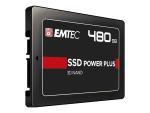 EMTEC X150 Power Plus 3D NAND - SSD - 480 GB - intern - 2.5" (6.4 cm)