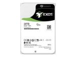 Seagate Exos X20 ST20000NM003D - Festplatte - verschlüsselt - 20 TB - intern - SAS 12Gb/s - 7200 rpm - Puffer