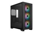 Cooler Master Elite 301 - MT - micro ATX - Seitenteil mit Fenster (gehärtetes Glas)