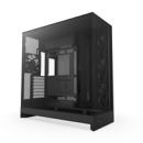 NZXT H9 Flow 2025 All Black Midi Tower ATX Gaming Gehäuse schwarz mit - Midi/Minitower - ATX