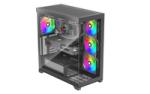 Xilence Gehäuse Gleam Schwarz XG171 - Midi/Minitower - ATX