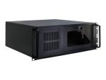 Inter-Tech VALUE - Griff für Rackmontagegehäuse - 120 mm - Schwarz - 4U - 48.3 cm (19")