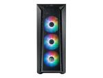 Cooler Master MasterBox 520 MESH - Mid tower - E-ATX - Seitenteil mit Fenster (gehärtetes Glas)