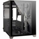 Inter-Tech C-501 Aspect - Tower - mini ITX / micro ATX - Seitenteil mit Fenster (gehärtetes Glas)