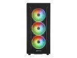 Sharkoon TG6M RGB - Tower - ATX - Seitenteil mit Fenster (gehärtetes Glas)