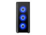 Thermaltake Versa J25 - Tempered Glass RGB Edition - Tower - ATX - Seitenteil mit Fenster (gehärtetes Glas)