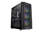 Thermaltake Versa T27 TG ARGB - Mid tower - E-ATX - Seitenteil mit Fenster (gehärtetes Glas)