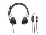 Logitech Zone Wired - Headset - On-Ear - kabelgebunden