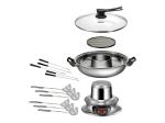 UNOLD 48746 - Fondue-Topf - rostfreier Edelstahl