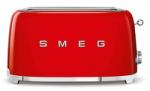 SMEG TSF02RDEU - 4 Scheibe(n) - Rot - Stahl - Tasten - Niveau - Drehregler - 1500 W - 220 - 240 V