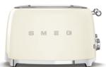 SMEG TSF03CREU - 4 Scheibe(n) - Cremefarben - Stahl - Tasten - Niveau - Drehregler - 50's Style - 2000 W