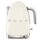SMEG KLF03CREU - 1,7 l - 2400 W - Cremefarben - Kunststoff - Edelstahl - Wasserstandsanzeige - Überhitzungssc