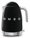 SMEG KLF04BLEU - 1,7 l - 2400 W - Schwarz - Kunststoff - Edelstahl - Regelbare Temperatur - Wasserstandsanzeig