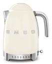 SMEG KLF04CREU - 1,7 l - 2400 W - Cremefarben - Kunststoff - Edelstahl - Regelbare Temperatur - Wasserstandsan
