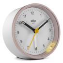 Braun Quarzwecker BC12PW pink/weiß - Quarzwecker - Rund - Pink - Weiß - Analog - Gelb - Akku