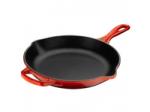 Le Creuset Brat- und Servierpfanne - Allzweckpfanne - Schwarz - Rot - Eisenguss - Keramik - Gas - Induktion - 