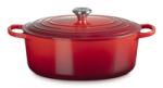 Le Creuset Signature Bräter Kirschrot Oval 33 cm