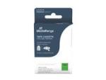 MEDIARANGE Laminiert - permanenter Klebstoff - Schwarz auf Grün - Rolle (1,2 cm x 8 m)