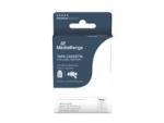 MEDIARANGE Laminiert - permanenter Klebstoff - Schwarz auf Weiß - Rolle (0,9 cm x 8 m)