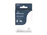 MEDIARANGE Laminiert - permanenter Klebstoff - Schwarz auf Weiß - Rolle (1,2 cm x 8 m)