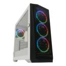 LC-Power Holo-1_X - Midi Tower - PC - Weiß - ATX - micro ATX - Mini-ITX - EATX - Metall - Kunststoff - 16,5 c
