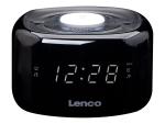 Lenco CR-12 - Radiouhr - Schwarz