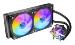 AZZA HEX 240 - All-in-One-Flüssigkeitskühler - 12 cm - 120 m³/h - Schwarz - CPU-Kühler - 34 dB